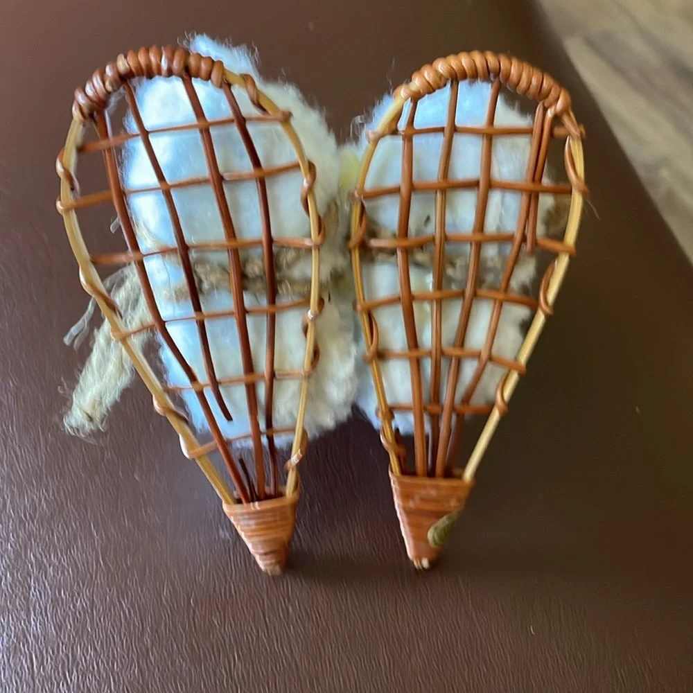 Holiday Lane Fleece Snowshoe Boots Ornament